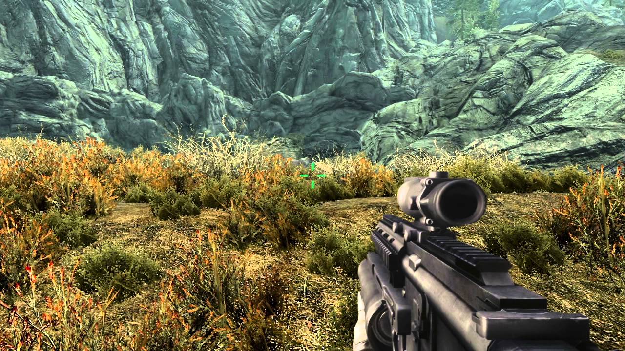 Battlefield 3 Weapon in SKYRIM