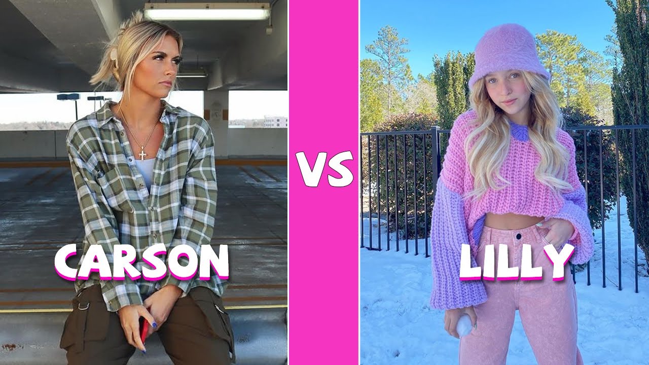 Carson Roney Vs Lilly Ketchman TikTok Dances Compilation