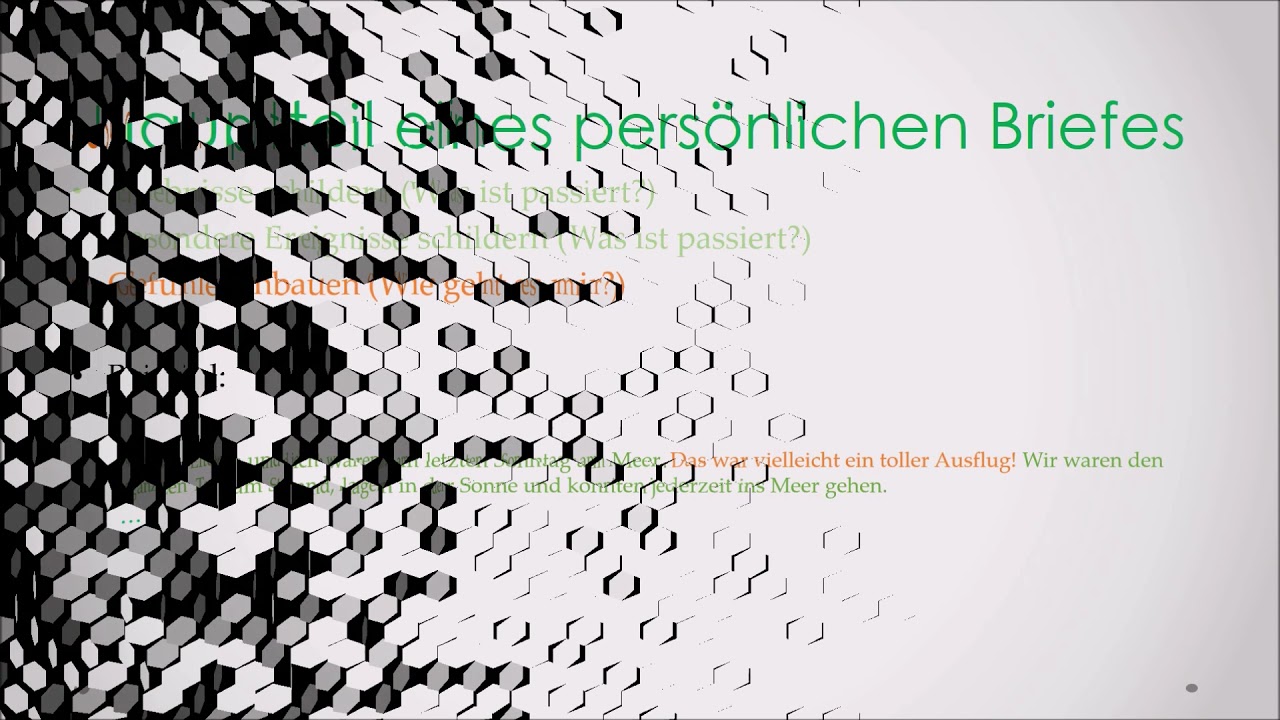 01 Aufbau und Inhalte eines pers&ouml;nlichen Briefes