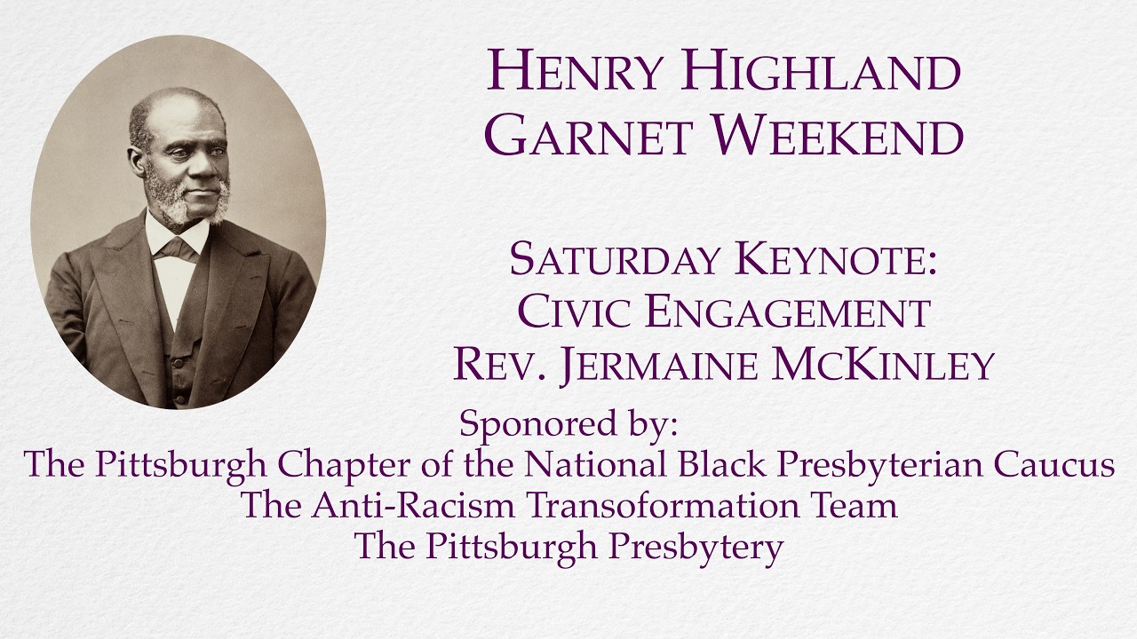 Henry Highland Garnet 2026: Civic Engagement (Rev. Jermaine McKinley)