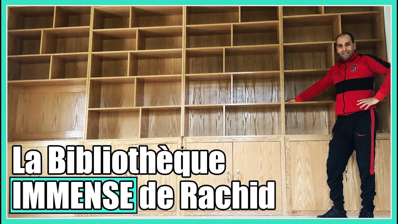 RACHID FABRIQUE UNE BIBILIOTHÈQUE IMMENSE!