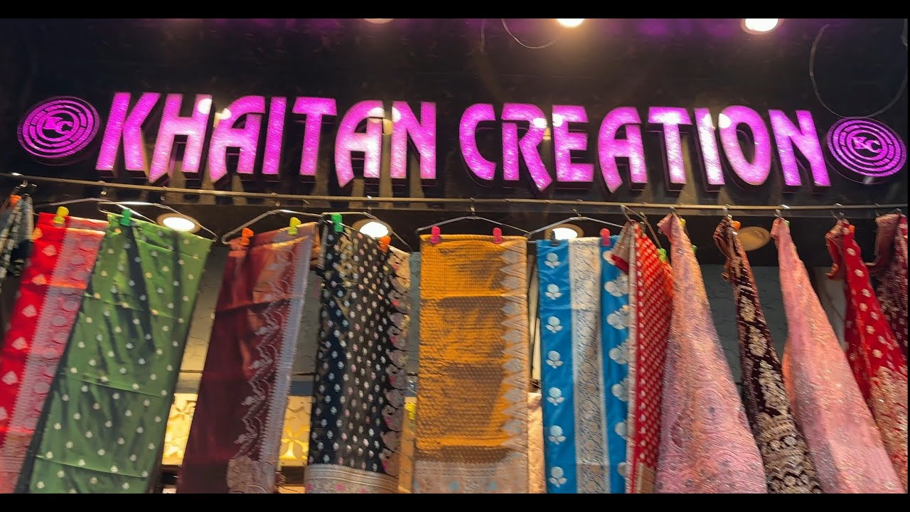 Khaitan Creation || Reception Saree Shopping || Barabazar || Kolkata