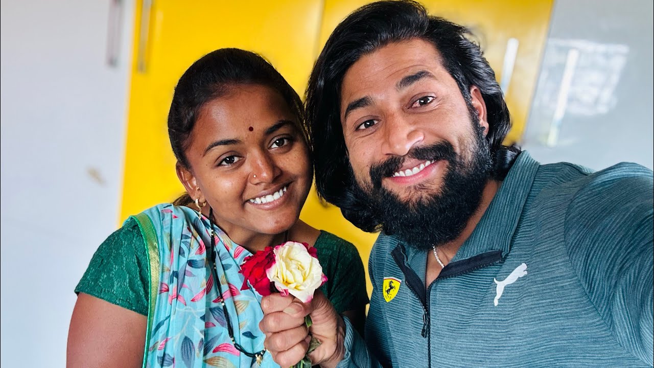 रोज डे निम्मित बायकोला मोठ गिफ्ट दिलं😜🌹☘️