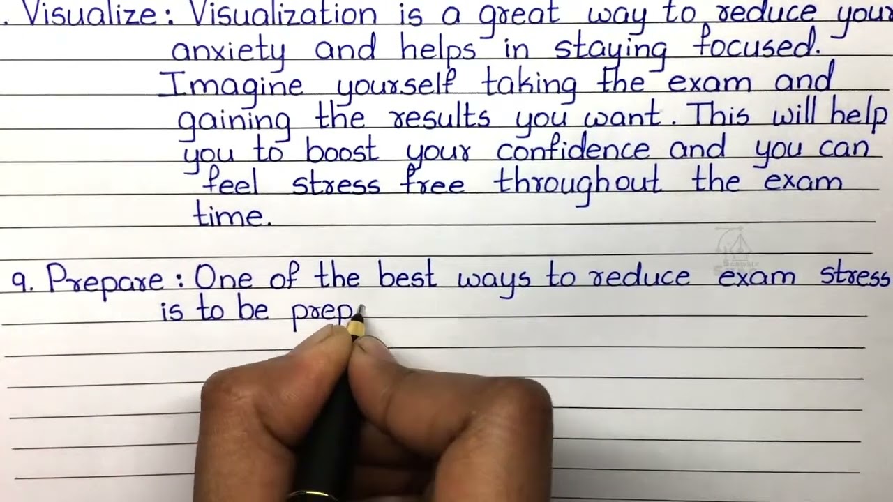 (5) Exam Stress ? Ways to Study Effectively | Scribble Sync | Handwriting Improvement Video | Study