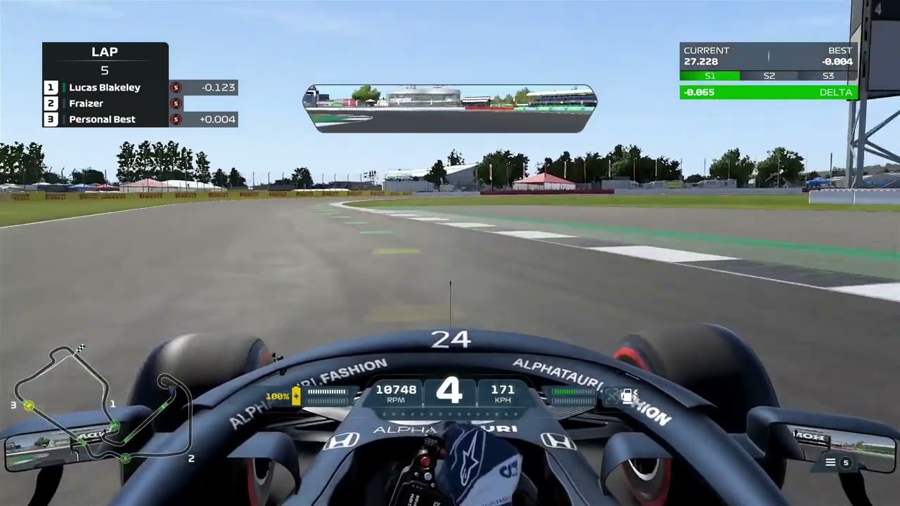 F1 2021 Silverstone Track Guide (1.25:891) New Handling model
