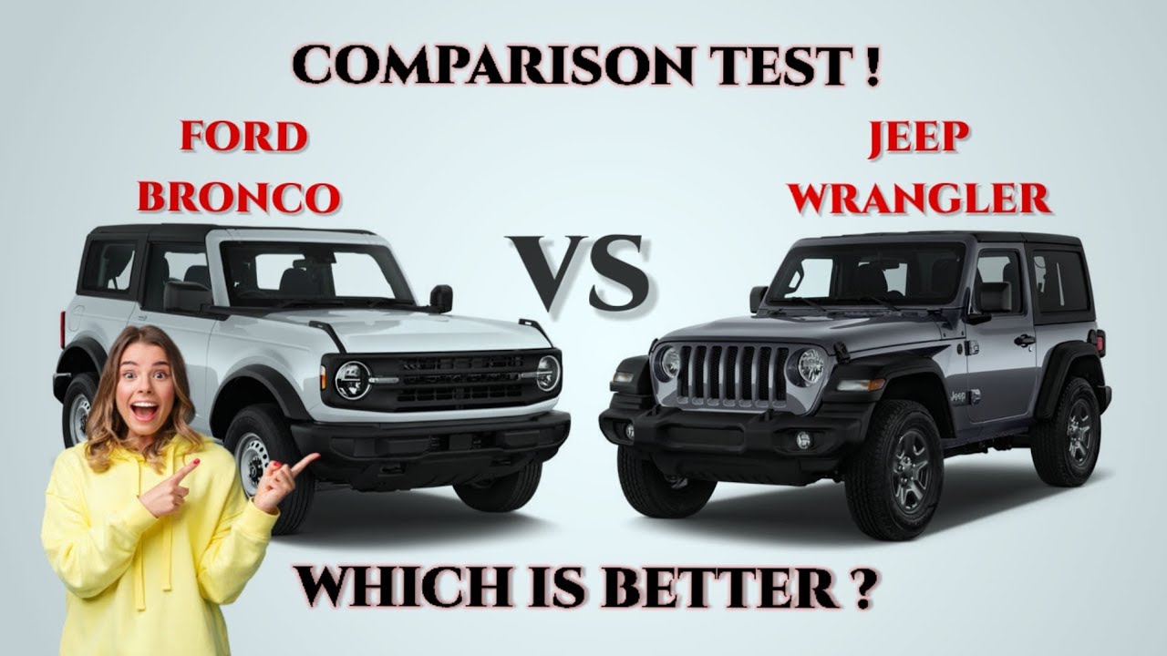 2023 Ford Bronco vs 2023 Jeep Wrangler - Comparison and specs