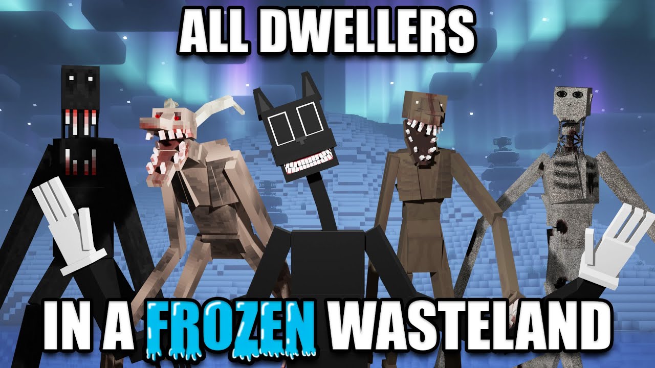 I Added all DWELLERS to a Frozen Wasteland In Minecraft