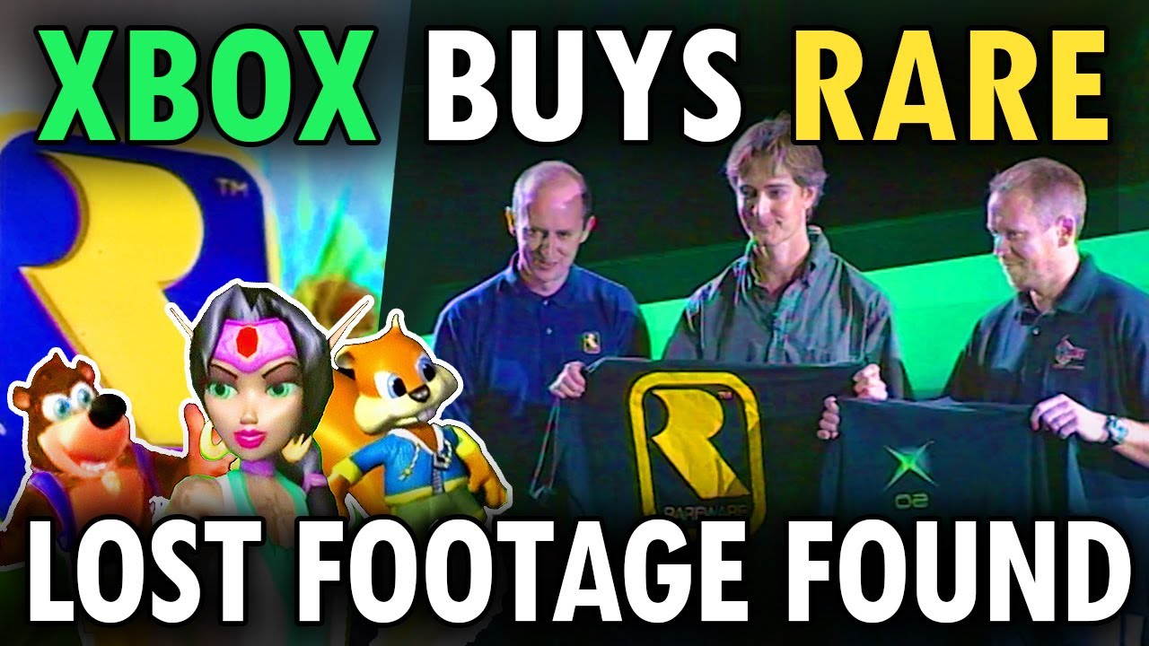 Xbox Buys Rare: Full Announcement Footage Recovered - Microsoft Rareware Acquisition X02 2002