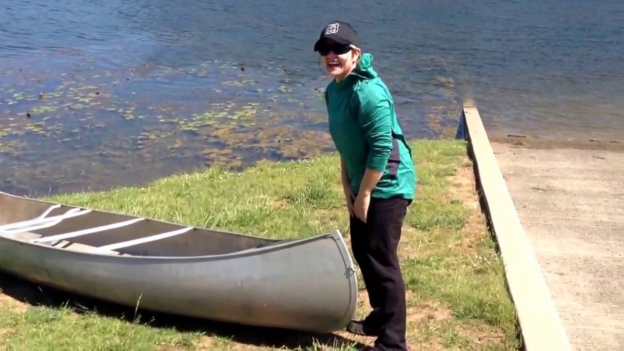MR 340 Practice: Hannah Carries the Canoe to the Truck (her idea)