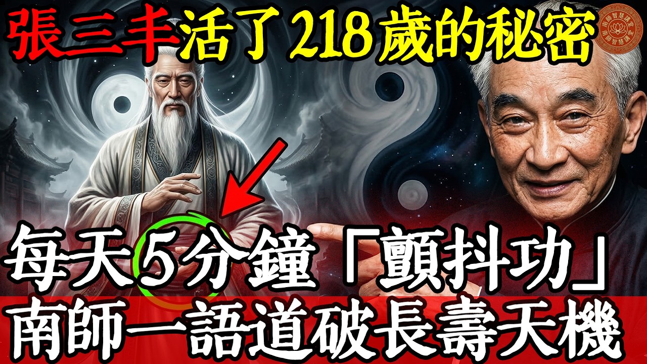 張三丰活了218歲的秘密！每天5分鐘「顫抖功」，南師一語道破長壽天機#南懷瑾 #南懷瑾智慧 #張三丰 #顫抖功 #養生 #打坐 #修身養性