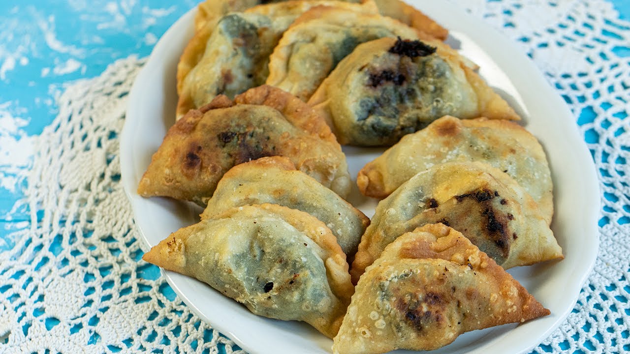Hortopitakia: Cretan Hand Pies filled with Greens