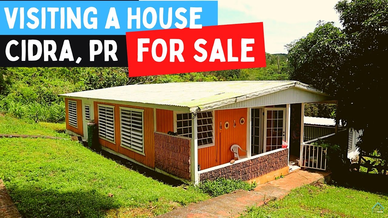 Visité casa de campo a la venta en Cidra PR cerca de río la plata