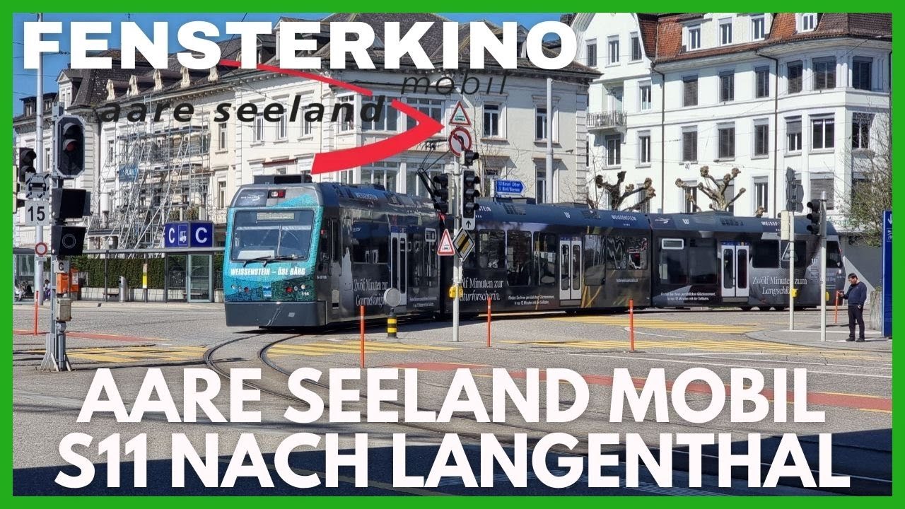 Fensterkino - Aare Seeland mobil - S11 nach Langenthal