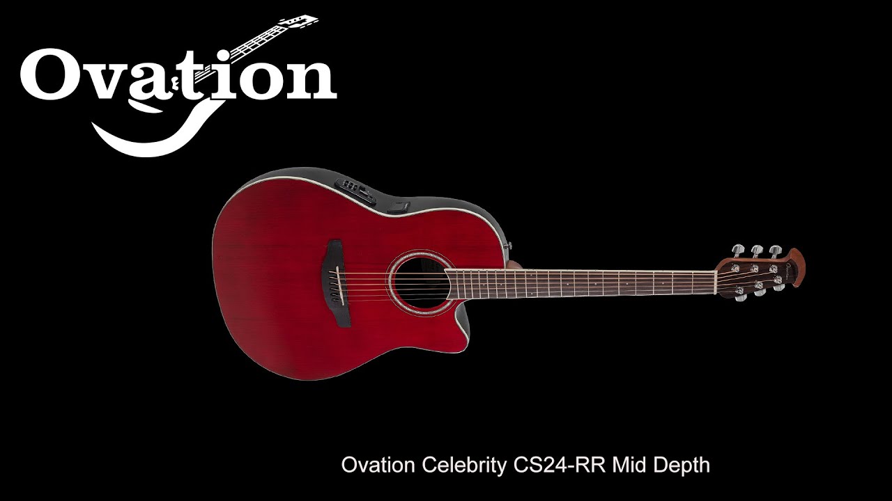 Ovation Celebrity CS24 RR Mid Depth prezentacija
