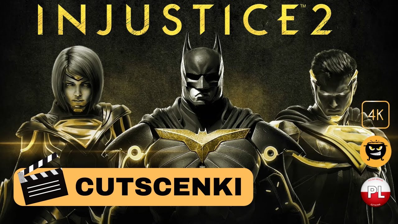 Injustice 2 PL 🦇 Cały Film 🎬 Cutscenki 🎬 Filmowe Przerywniki do Fabuły