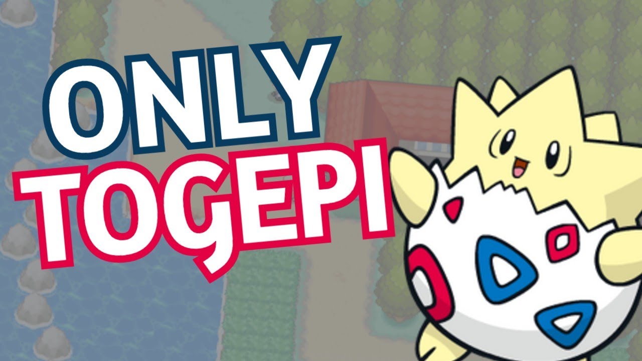 Can you beat Pokemon Gold with only TOGEPI? - NO ITEMS CHALLENGE