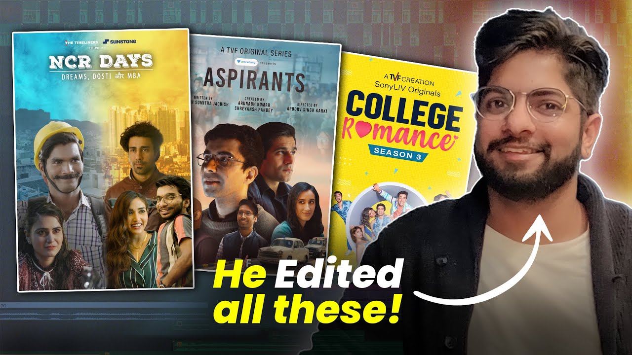 Meet The Editor of TVF's Aspirants, NCR Days & College Romance | Tushar Manocha x AMG Podcast E04