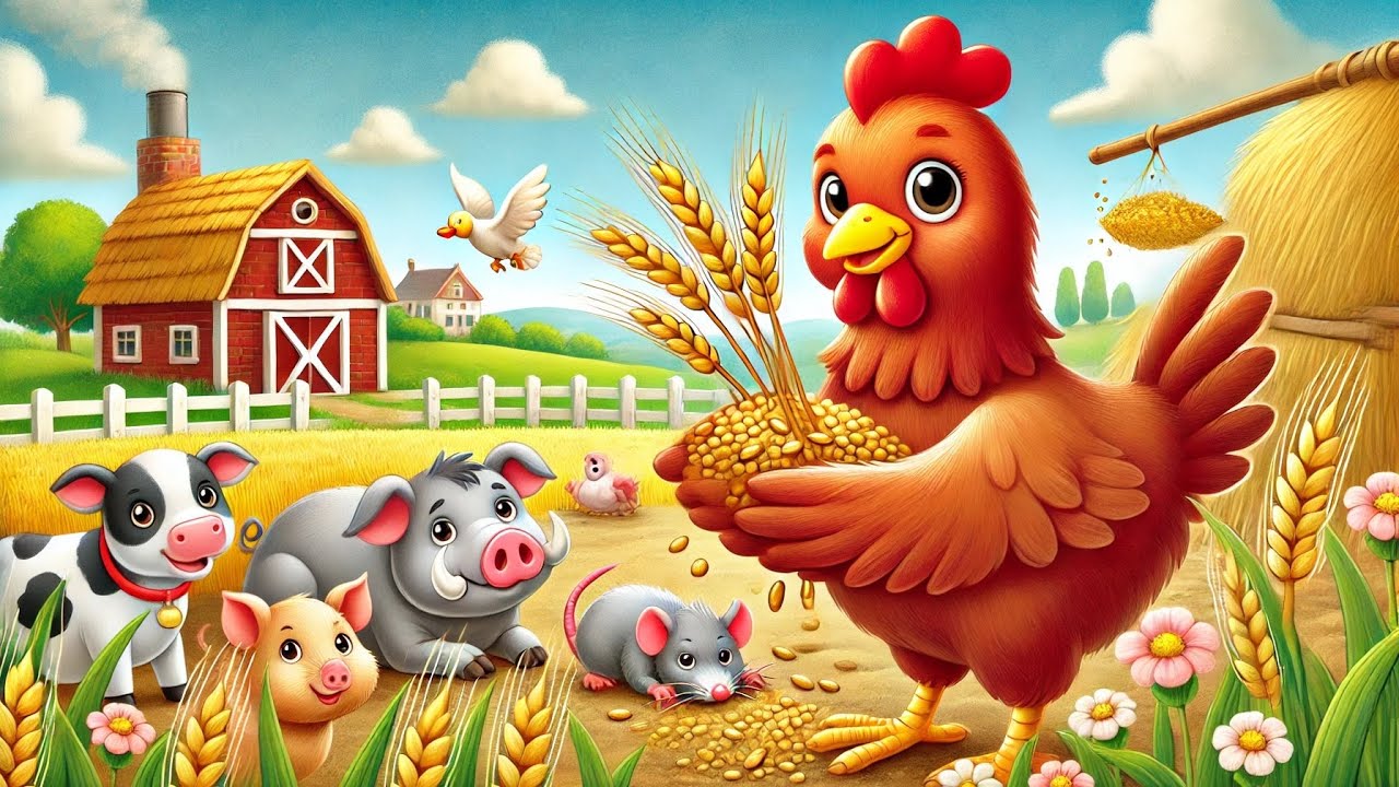 The Little Chicken & The Little Red Hen | Fun Story Poem for Kids | Best Nursery Rhyme Huzoo kids tv