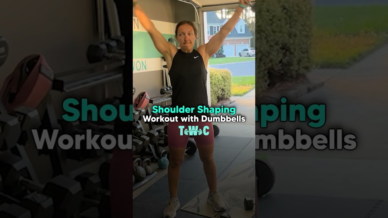 Shoulder shaping workout with Dumbbells-TWC-(Trainwithcain)