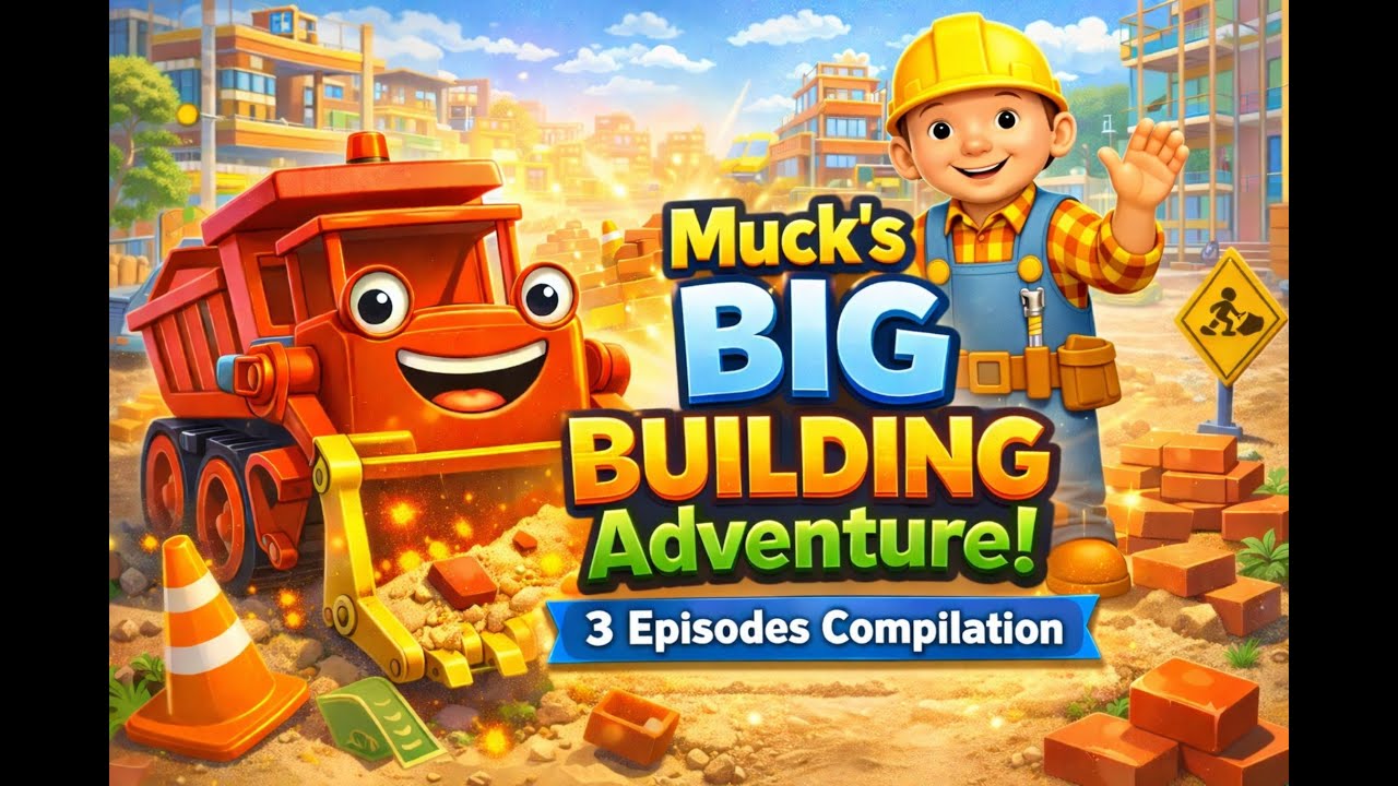 +20 minute Of Muck’s Big Building Adventure! 🧱🚜 | 3 Episodes Compilation l Bob the Builder