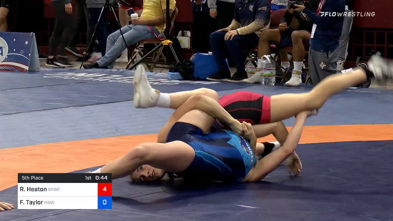 53 Kg 5th Place Ronna Heaton Sunkist Kids Wrestling Club Vs Felicity Taylor McKendree Bearcat Wres