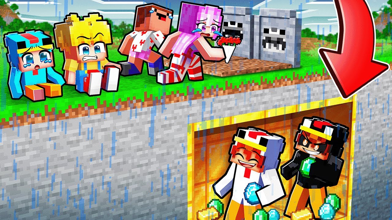 Shado et Shoto SIMULENT leur MORT pour Prank ColorCity sur Minecraft !