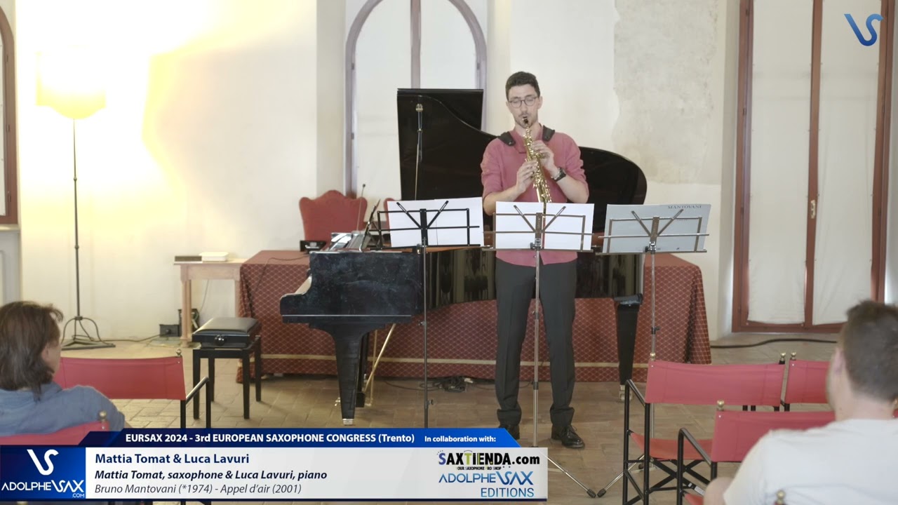 EURSAX 2024: Mattia Tomat & Luca Lavuri plays Appel d’air by Bruno Mantovani