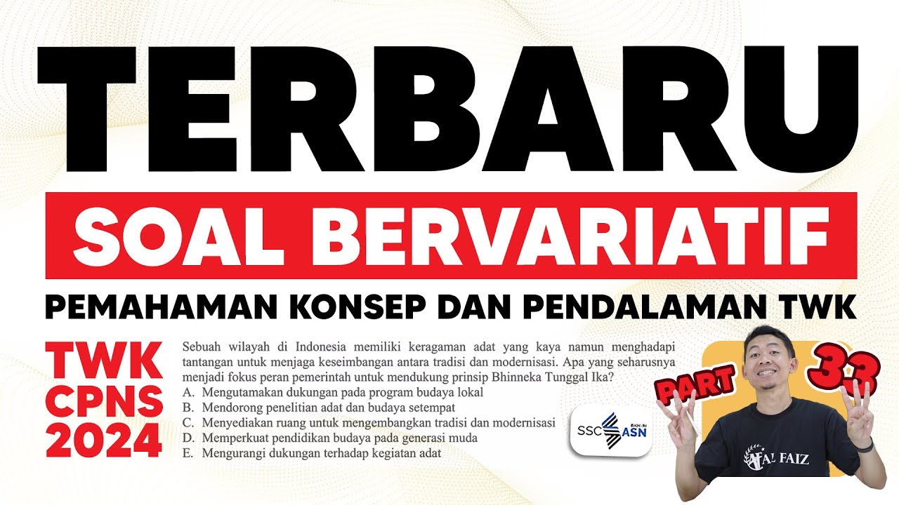 SOAL CPNS 2024 TWK