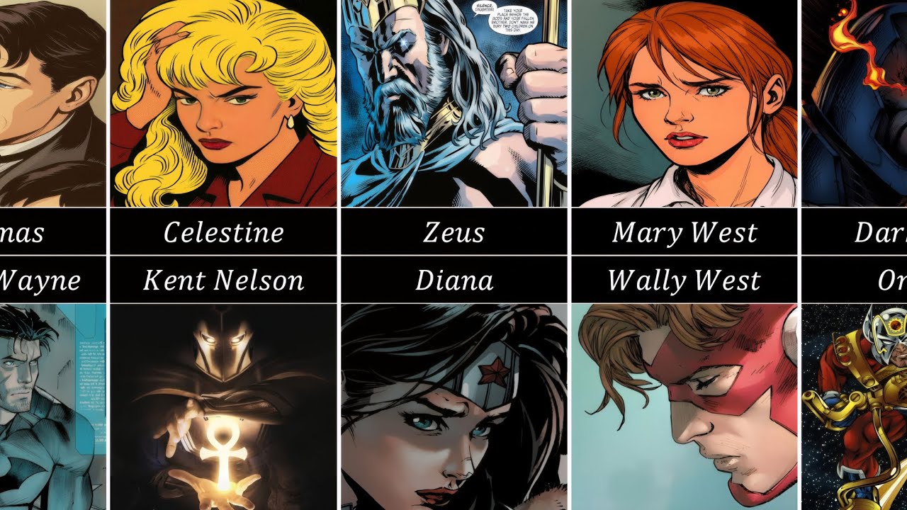 Parents of DC's Justice Leaguers 