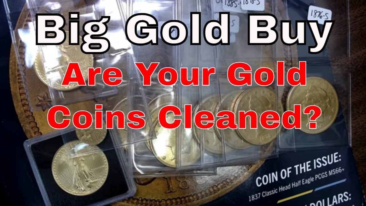 Big GOLD Haul $20 Double Eagles! Is Your Gold Coins Cleaned?