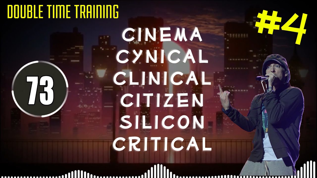 DOUBLE TIME TRAINING #4 - Freestyle Battle Beat Training - Rap Beat for Improvising with Words