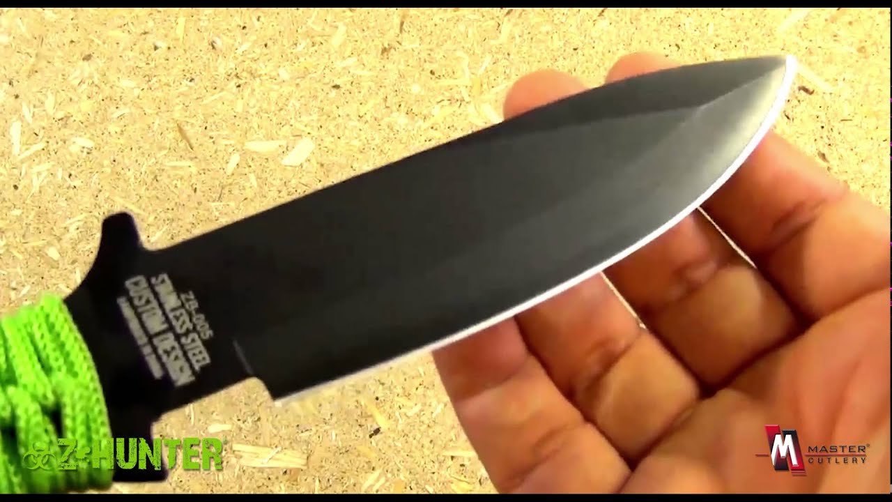 Z-Hunter ZB-005 Tactical Fixed Blade Product Video
