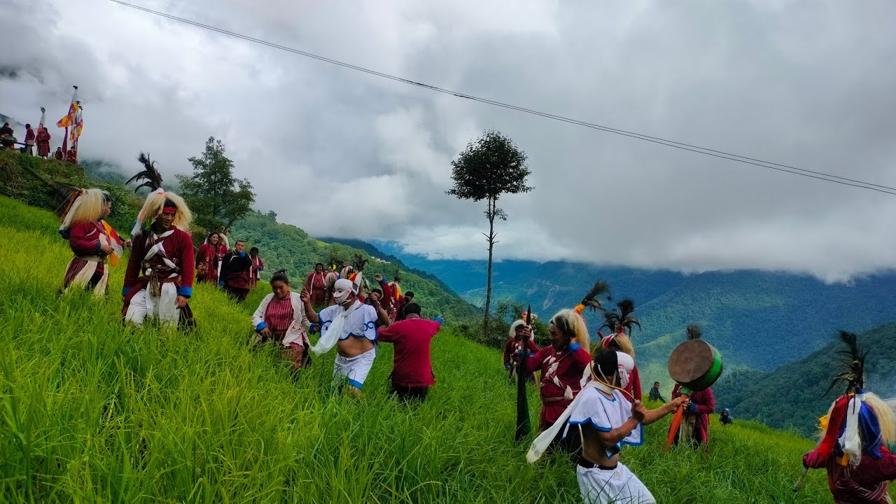 Chokhor Duchen Festival 📍 Thonglang Village/Drukwa Tsezhi/First Turning wheel of Dharam#tawang#lumla
