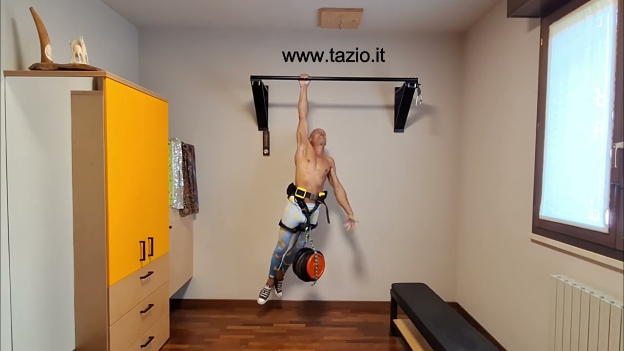 Tazio Il Biondo Training #8 -Dead Hang + 60 kg pack (100% body weight)-