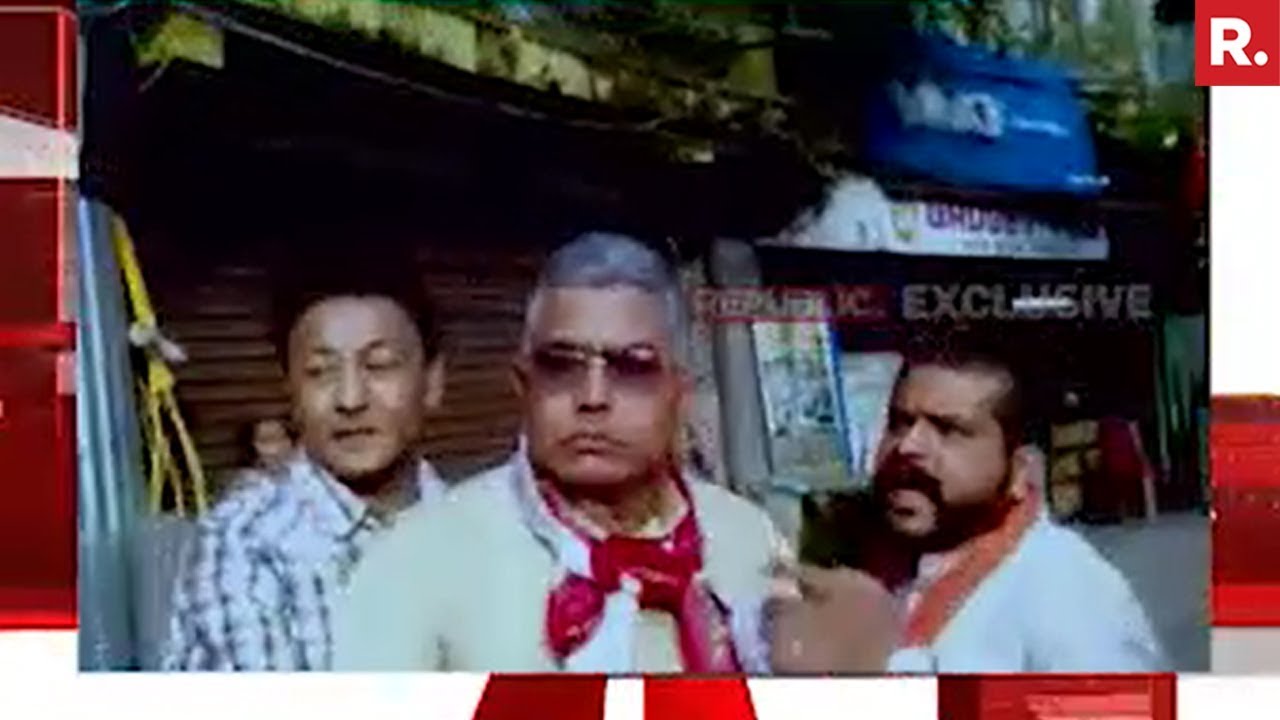 West Bengal BJP Chief Dilip Ghosh Attacked By GJM Workers