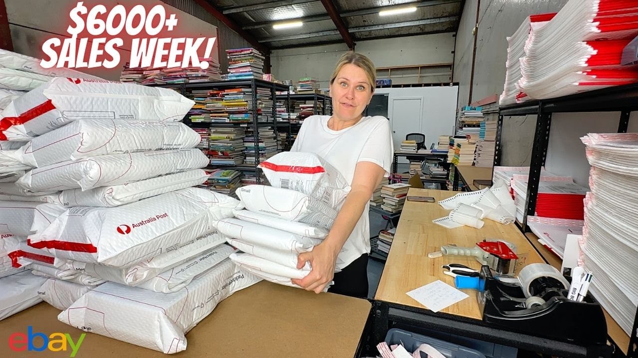 Pack Orders With Me For My Online Book Store | eBay Selling