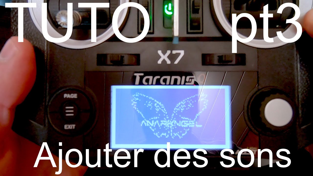 Tuto Taranis QX7 (PT3) : Ajouter des sons, voix, amber soundpack