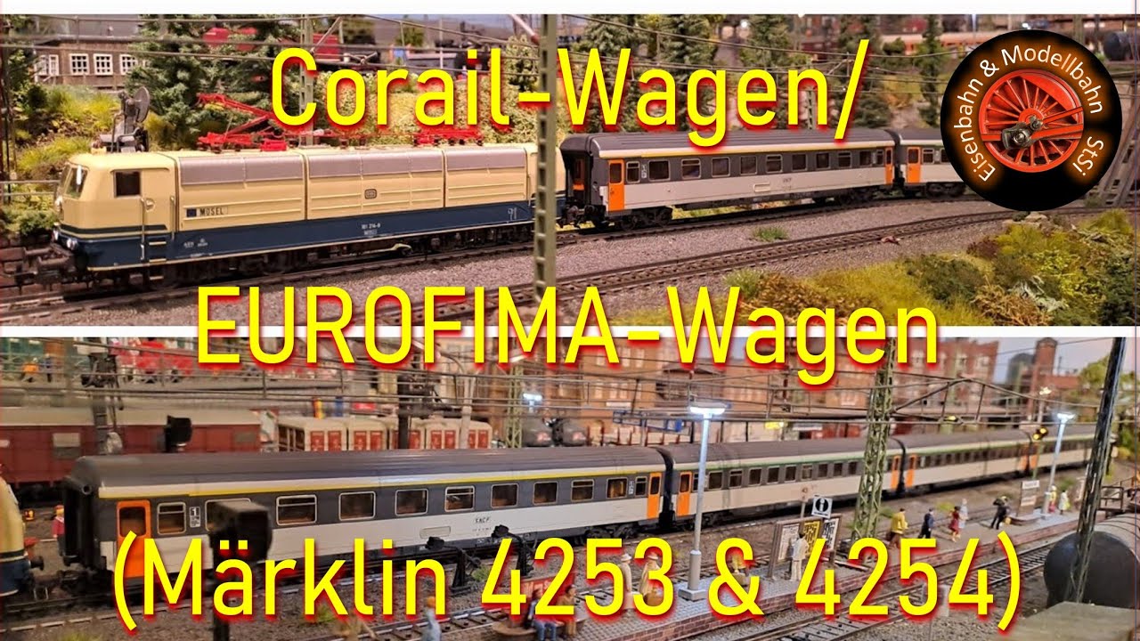 Corail-Wagen / EUROFIMA-Wagen der SNCF (M&auml;rklin 4253 und 4254)