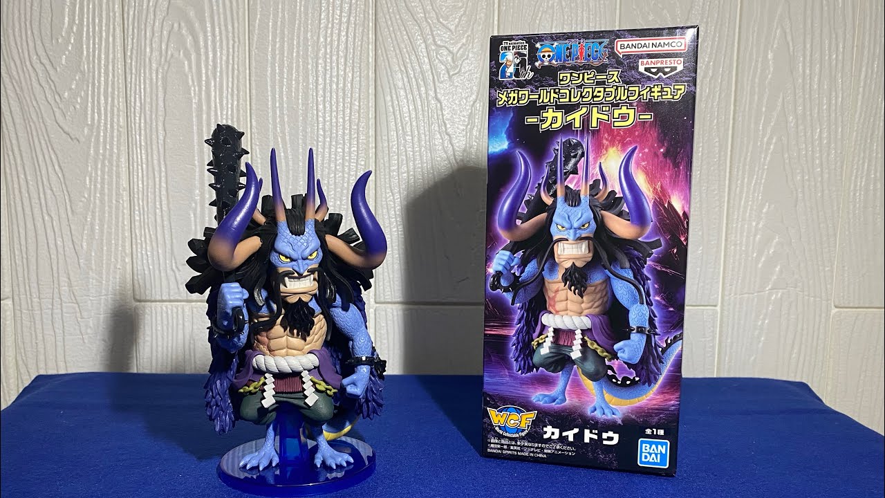 Unboxing One Piece Mega World Collectable Figure (WCF) Hybrid Kaido