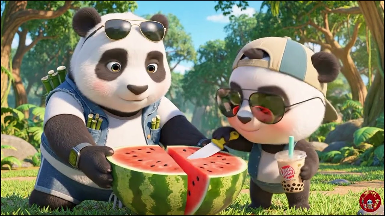 Danish | Vandmelon Eventyr med Gogi og Chinoo | Watermelon Wonderland with Gogi and Chinoo