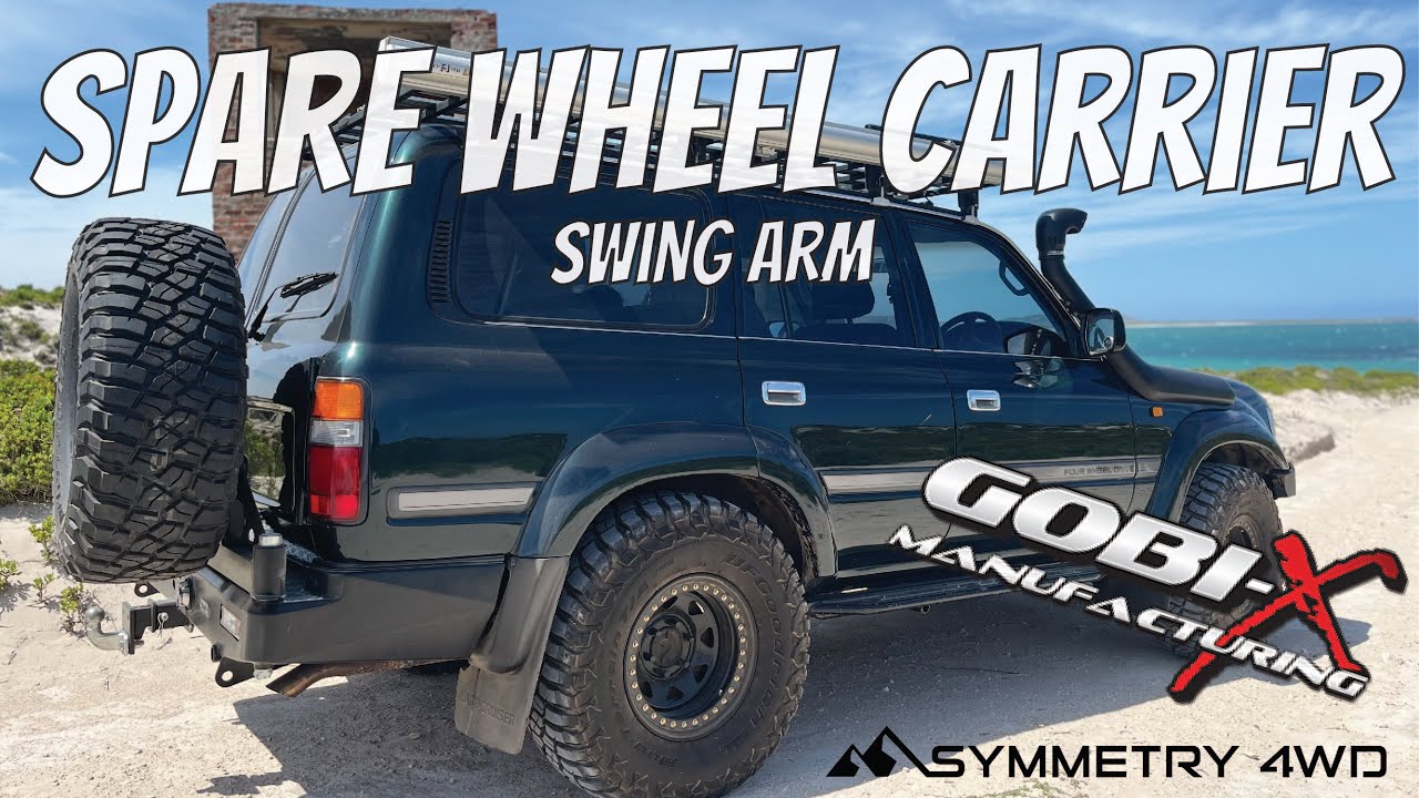 Gobi-X Rear Tire Carrier Swing Arm - 80 Series LandCruiser build - how to - DIY - Review - HZJ80