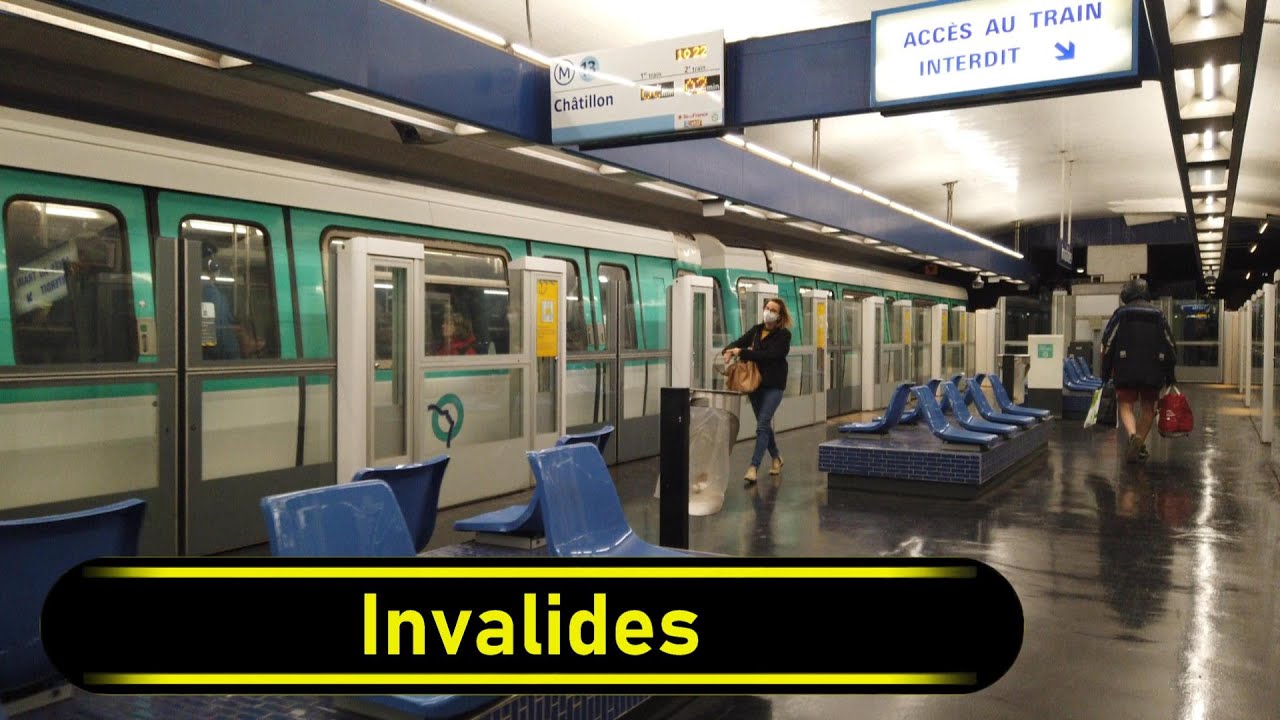 Metro Station Invalides - Paris 🇫🇷 - Walkthrough 🚶