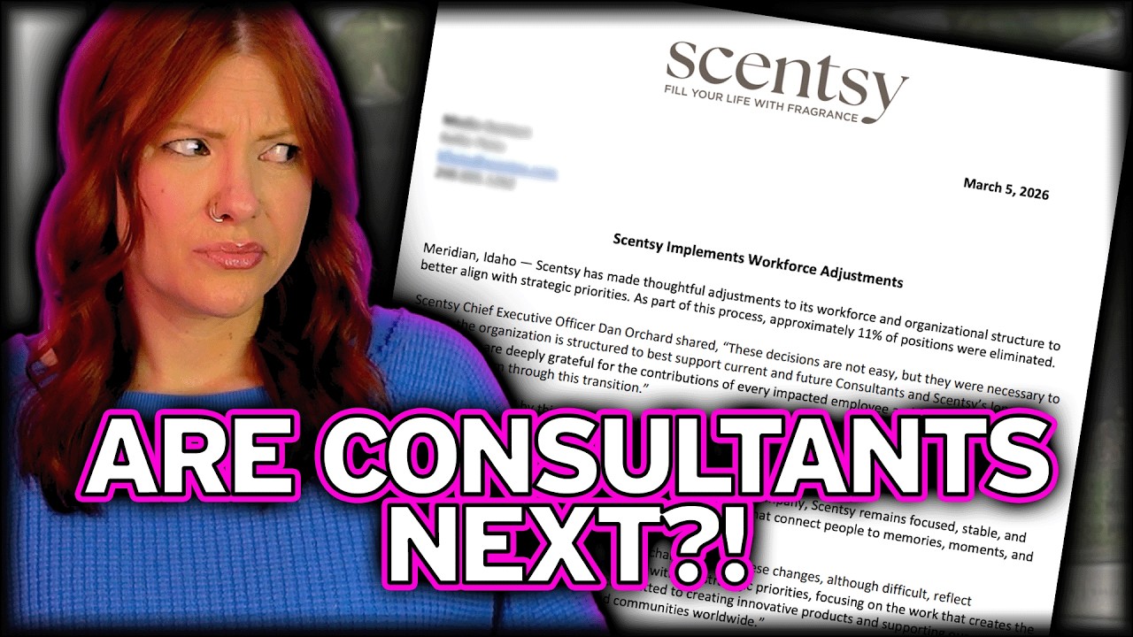 Scentsy just laid off MORE employees...consultants should be VERY worried