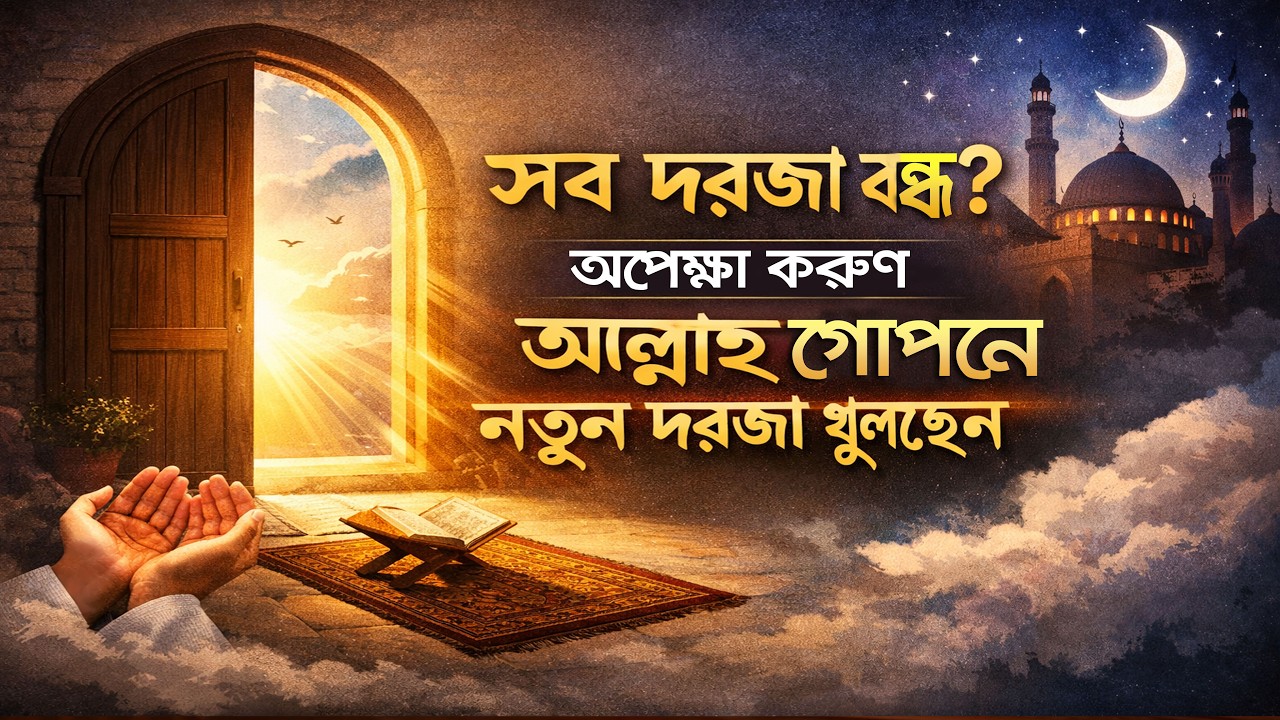 সব দরজা বন্ধ অপেক্ষা করুন—আল্লাহ গোপনে নতুন দরজা খুলছেন।