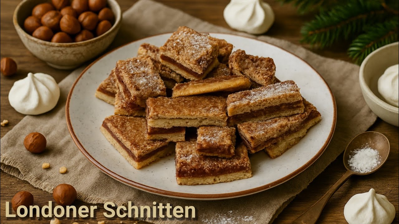 👉 Londoner Schnitten &ndash; einfache Pl&auml;tzchen vom Blech, du&rsquo;s unkompliziert magst 🍪✨