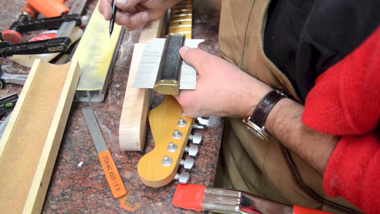 Процесс сборки гитары Strat Neck Luthier, часть 1