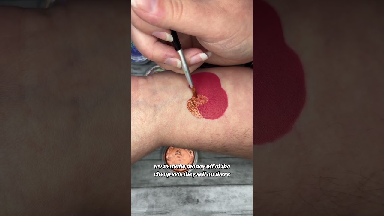 They definitely work like your standard fair or festival face paint.