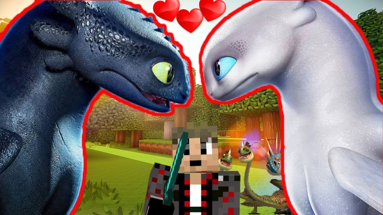Jak Mít Všechny DRAKY z JAK VYCVIČIT DRAKA 3 v Minecraftu!! 😍 | (Bezzubka, Bílá Běska a další! )