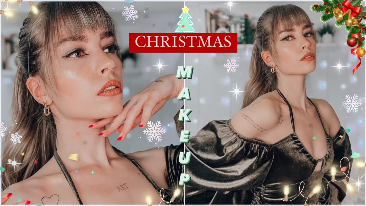 CHRISTMAS MAKEUP + OUTFIT 🎄💄✨ || Mayiyi ♡