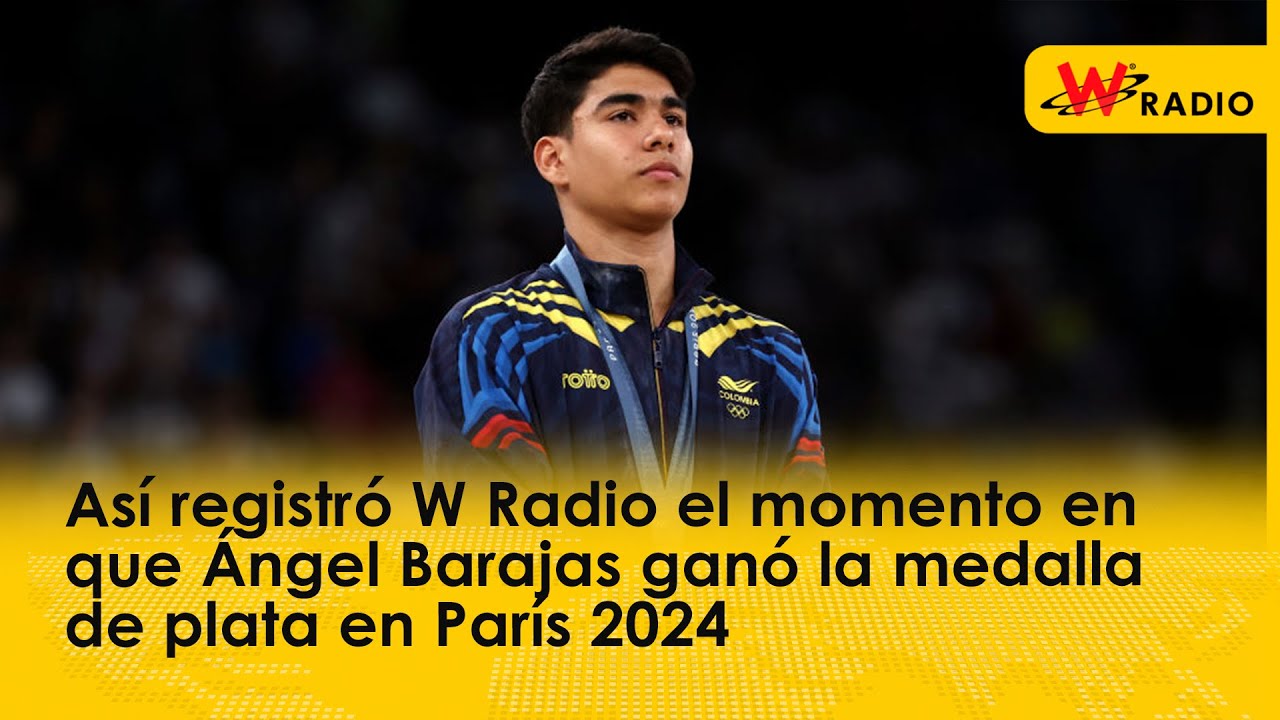 Así registró W Radio el momento en que Ángel Barajas ganó la medalla de plata en París 2024